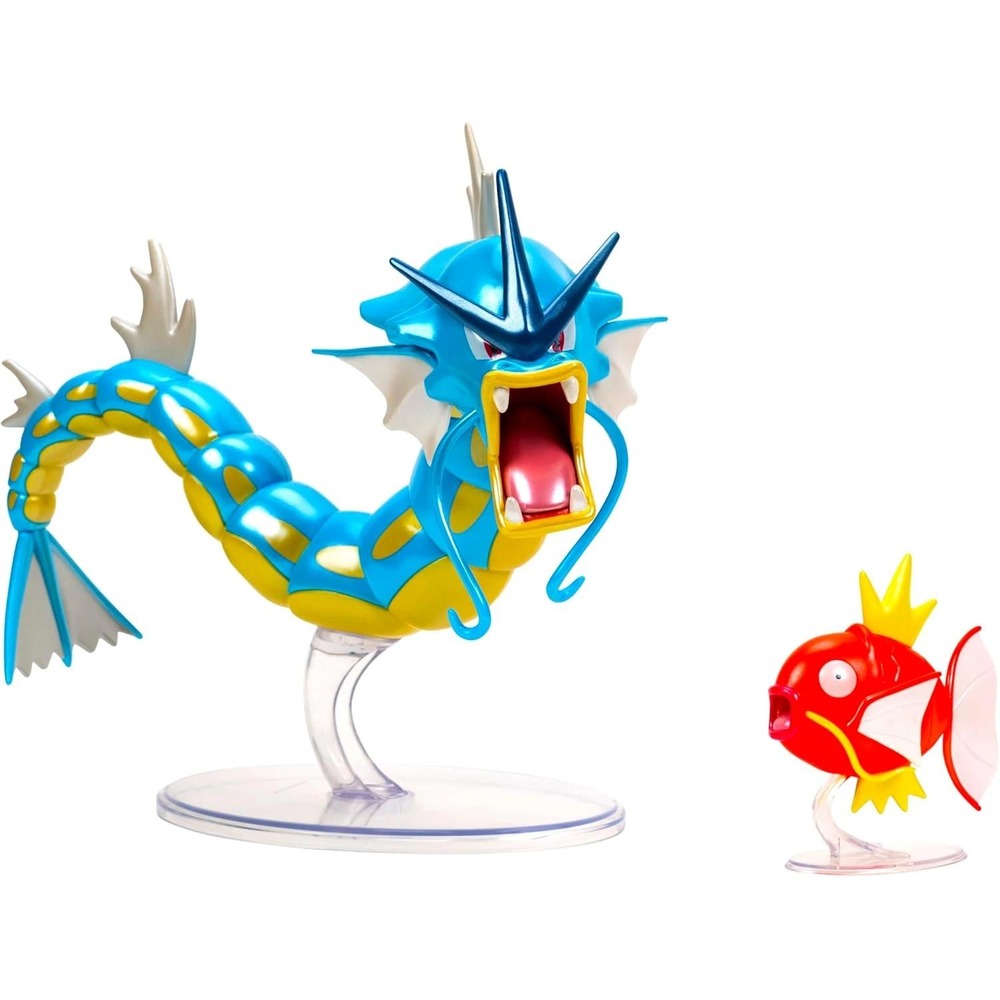 Pokemon‎ Select Evolution Multi-Pack 3" Magikarp and 12" Gyarados Battle Figures